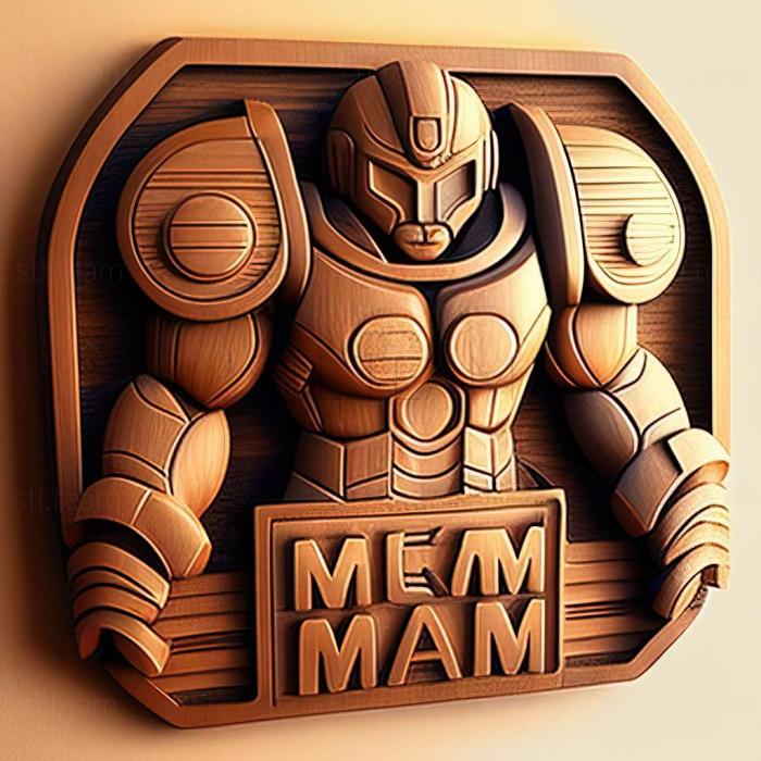 3D model Mega Man 7 game (STL)